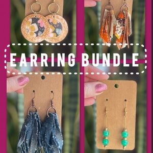 Earring Bundle Sale, Handmade Earrings, Jewelry Bundle, Boutique Earrings